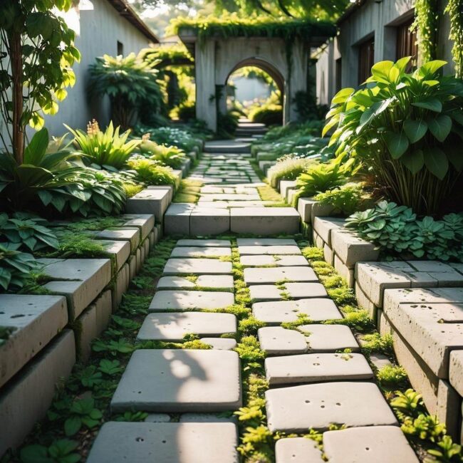 Cena płyt betonowych do ogrodu