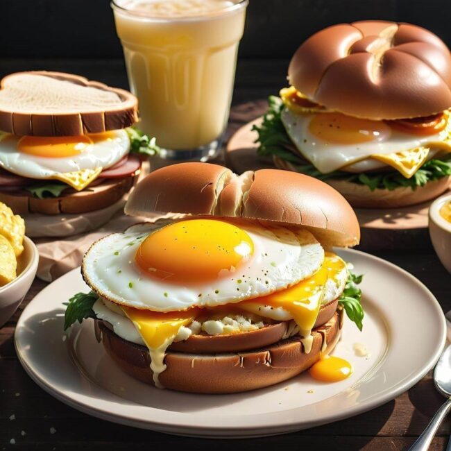 Ile energii dostarcza kanapka z jajkiem i kiełbasą