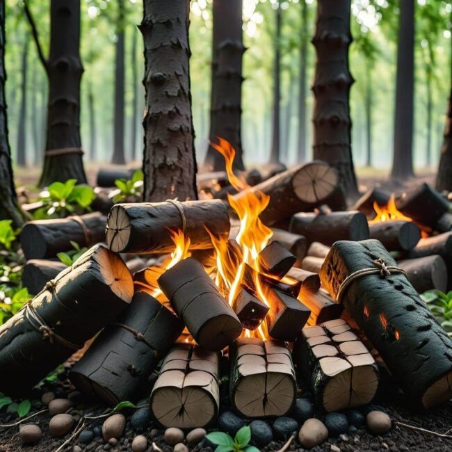 Jak przerobić gałęzie na paliwo stałe