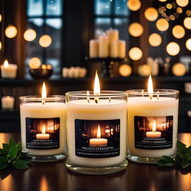 Jakie informacje na etykiecie świecy sojowej