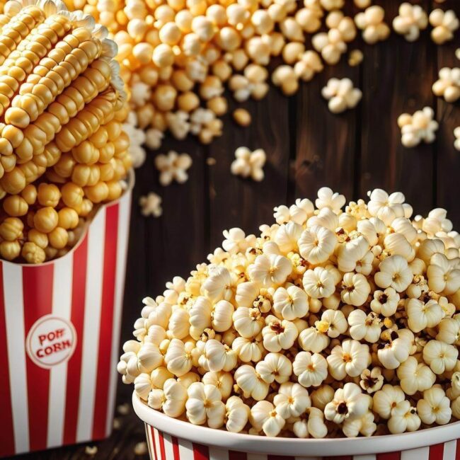 Kukurydza popcornowa do domowego używania