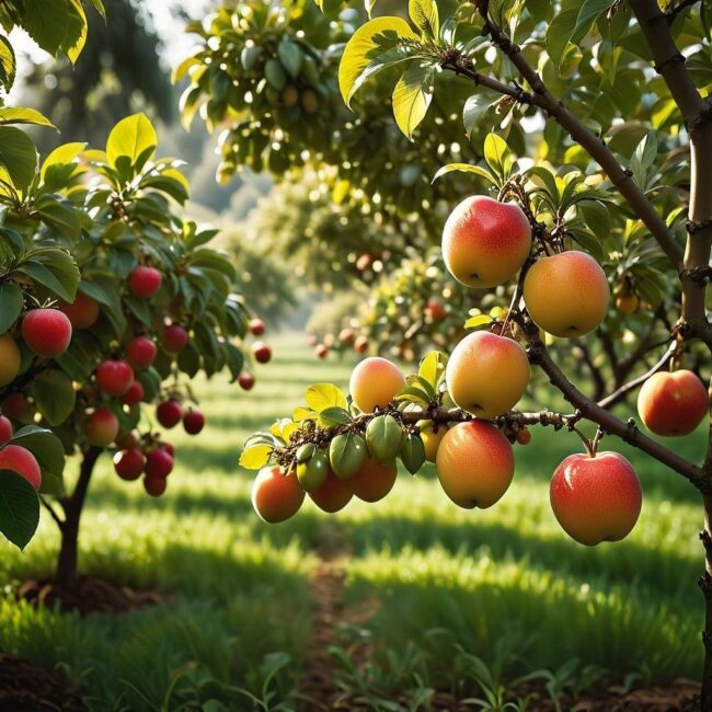 Nawożenie drzew owocowych po zimie
