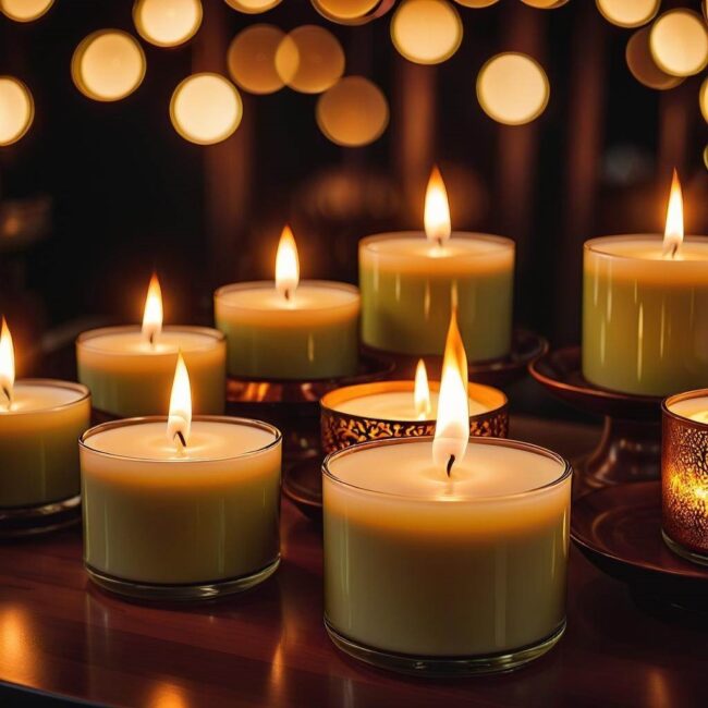 Palenie świece sojowej