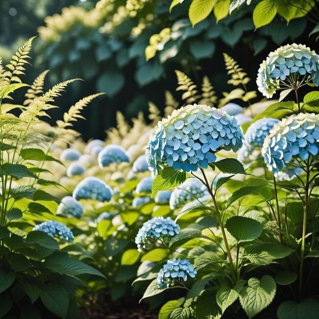 Pasujące trawy do hortensji