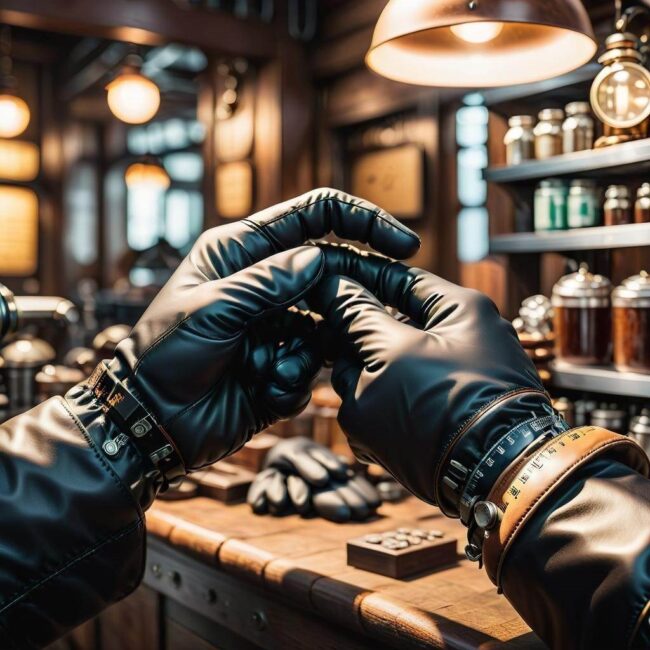 Pomiar dłoni do rękawiczek skórzanych