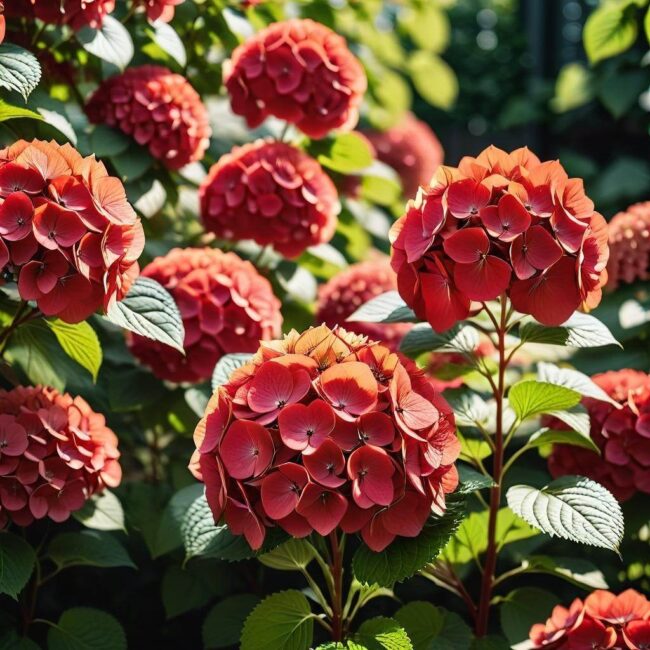 Przesadzanie hortensji czerwonej