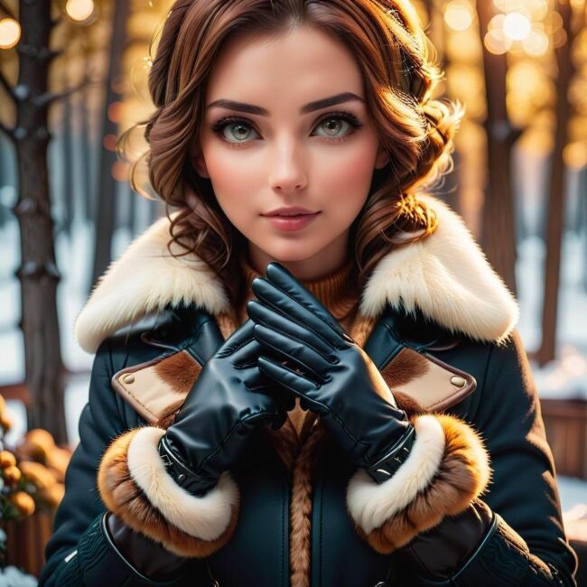 Rękawiczki z dodatkową warstwą wełny