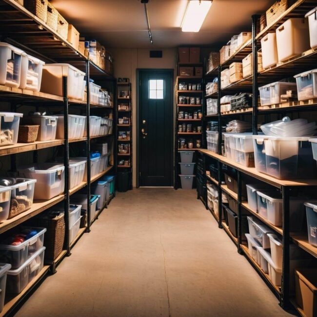 Utrzymanie porządku w piwnicy