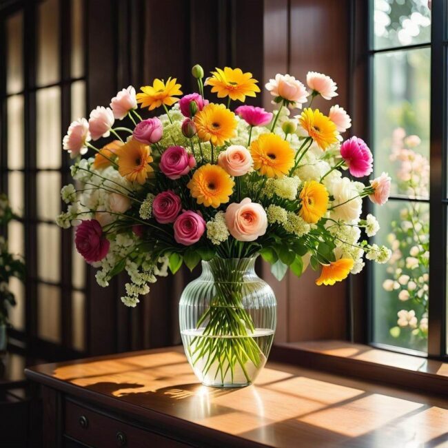 Zasady aranżacji kwiatów w wazonie