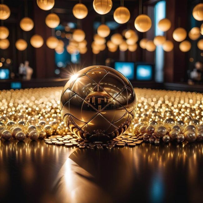 Złote piłki do futbolu