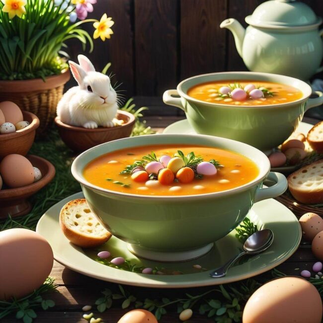 Zupa fasolowa na wielkanocny obiad